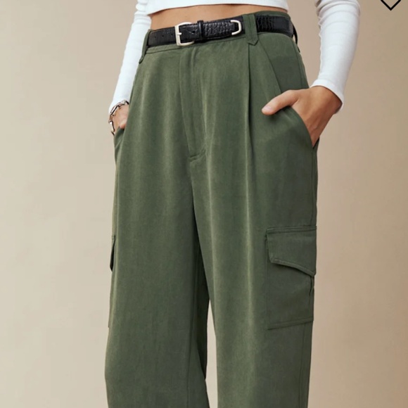 Reformation Jackson Cargo Pant Size 4 - Picture 5 of 6